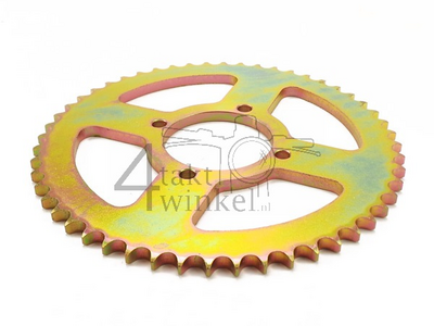 Rear sprocket Hanway RAW50, Skyteam Classic, AGM cafe racer, 52 teeth, 428, STD