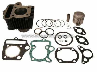 Cylinder kit, with piston & gasket 70cc, OT50 head 72cc op. steel