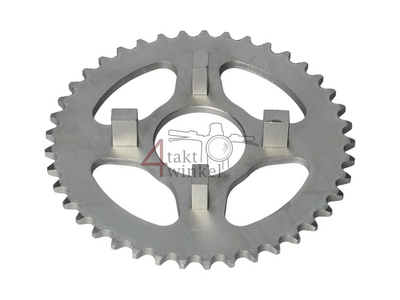 Rear sprocket 41, fits SS50, CB50, CY50, Dax, silver