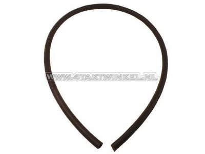 Fuel hose, 3.5mm - 7.5mm, black, per meter