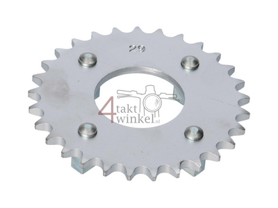 Rear sprocket 29, fits SS50, CB50, CY50, silver