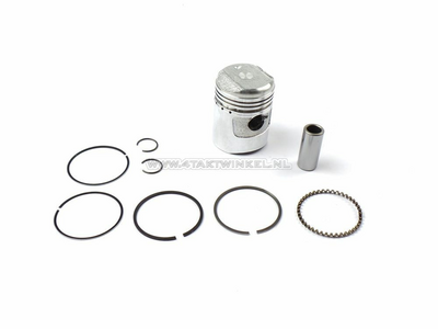 Piston set 50cc 6v 39.50mm 2nd oversize Japanese