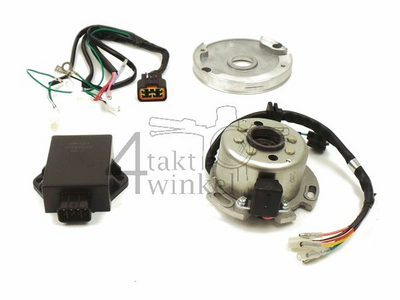 CDI ignition kit 12v shaft, Lifan 150cc, with adjustable stator