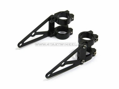 Headlight brackets, universal, CNC aluminum, 32mm, for Mash Dirt track