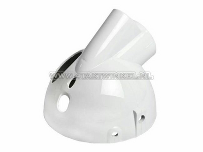 Headlight housing Ape & Monkey, with neutral light hole, white