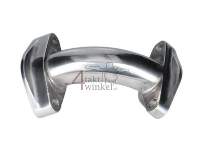 Manifold Dax, Monkey, 16mm, straight to rear, wide flange, polished