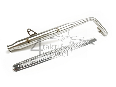 Exhaust tuning, up swept, Trumpet, Stainless Steel, Dax