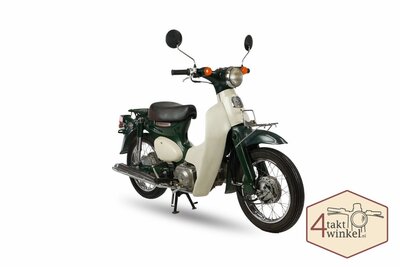 Honda C50 Little Cub, Japanese, Green, 3342 km