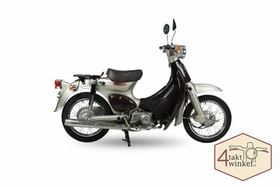 Honda C50 NT, Japanese, Silver, 6849 km