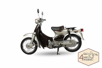 Honda C50 NT, Japanese, Silver, 6849 km