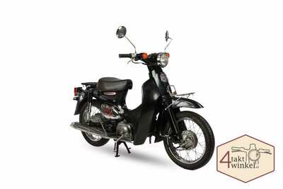 Honda C50 Little Cub, Japanese, Black, 5884 km