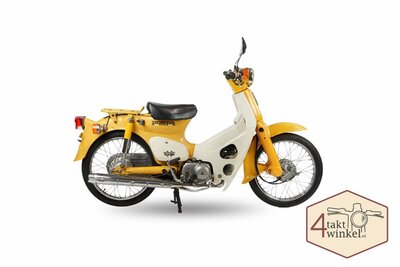 Honda C50 NT Japanese, Yellow, 4358 km, with Dutch papers