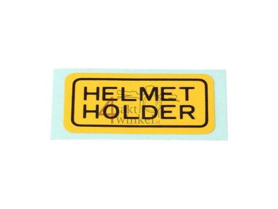 Sticker helmet holder, original Honda