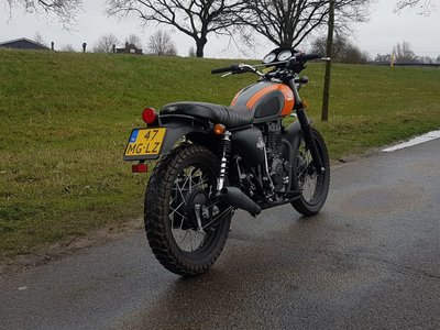 Mash Scrambler 400cc, 4500km, Year 2016