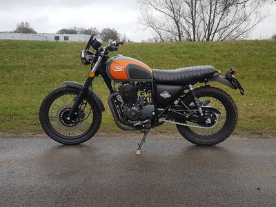 Mash Scrambler 400cc, 4500km, Year 2016