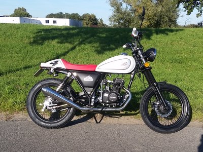 Mash Dirt track, 50cc, Euro 4, wit (niet standaard)