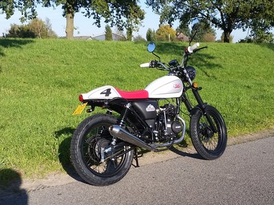 Mash Dirt track, 50cc, Euro 4, wit (niet standaard)