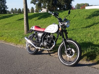 Mash Dirt track, 50cc, Euro 4, wit (niet standaard)