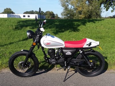 Mash Dirt track, 50cc, Euro 4, wit (niet standaard)