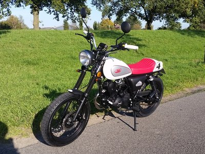 Mash Dirt track, 50cc, Euro 4, wit (niet standaard)