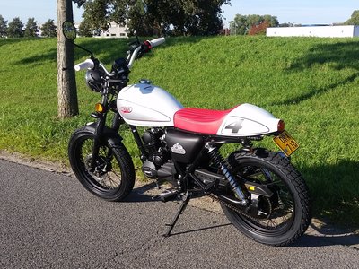 Mash Dirt track, 50cc, Euro 4, wit (niet standaard)