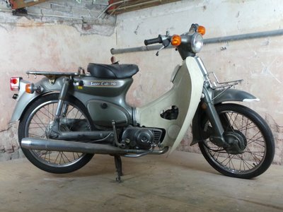 Opslag, Honda C70 K1 Japans (24-2016) grijs, 10406 km