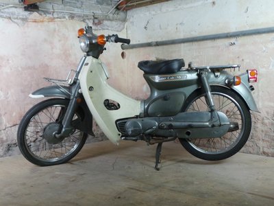 Opslag, Honda C70 K1 Japans (24-2016) grijs, 10406 km