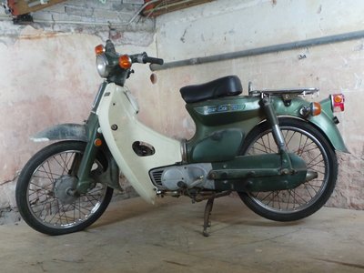 Fully restored! Honda C50 K1 Japanese, Nardo gray, 7359km