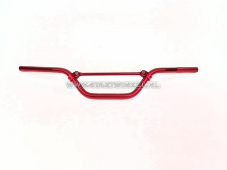 Handlebar aluminum wide, red