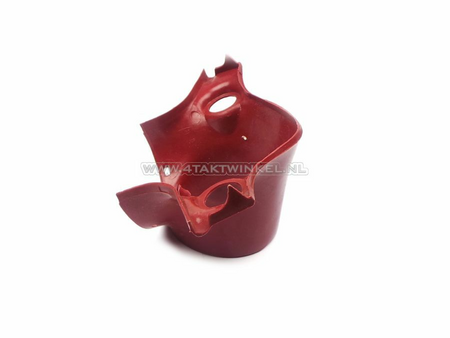 Handlebar collar C50 OT burgundy red, original Honda