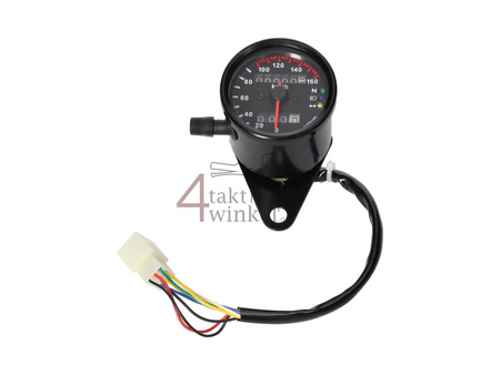 Speedometer universal black